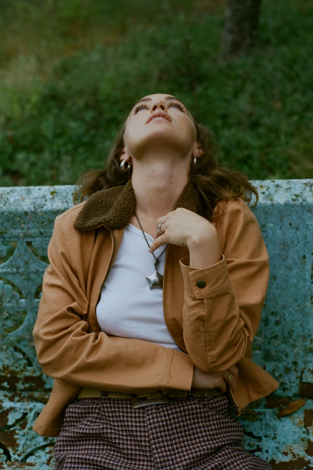 Mechanic Women's Garage Sherpa Zip Jacket - Tobacco Brown - Image 4