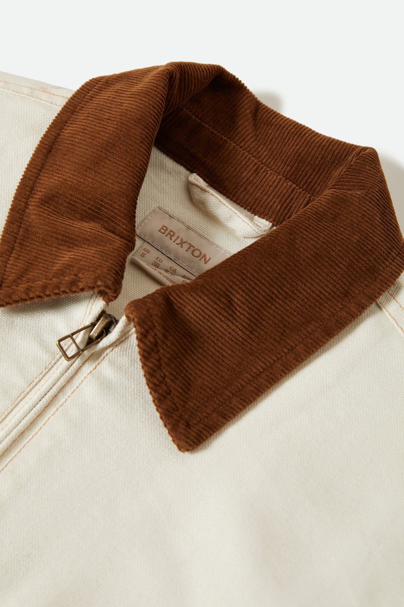 Mechanic Women's Garage Zip Jacket - Egret White - Image 7